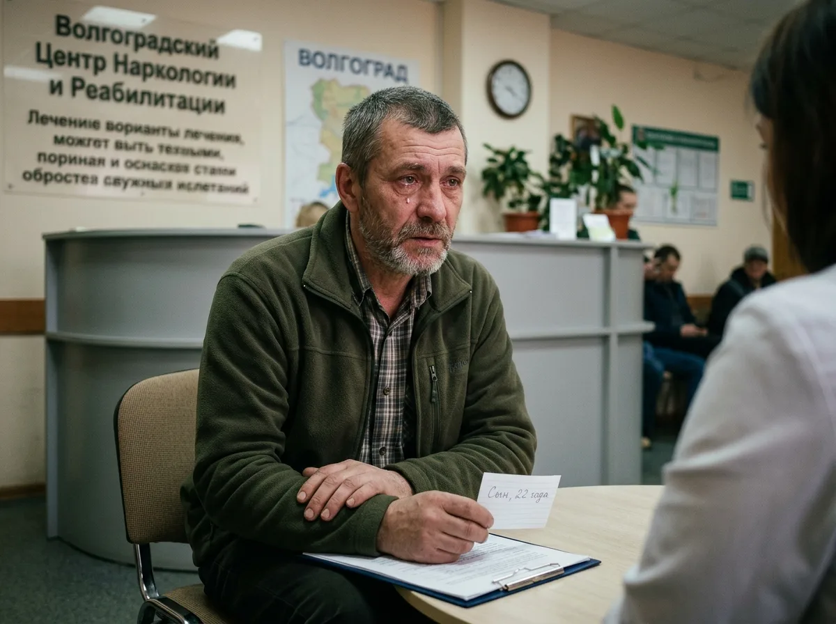 Фото клиента Алексей В., мужчина 50 лет, обратился за помощью по поводу сына в наркологическую клинику Волгограда